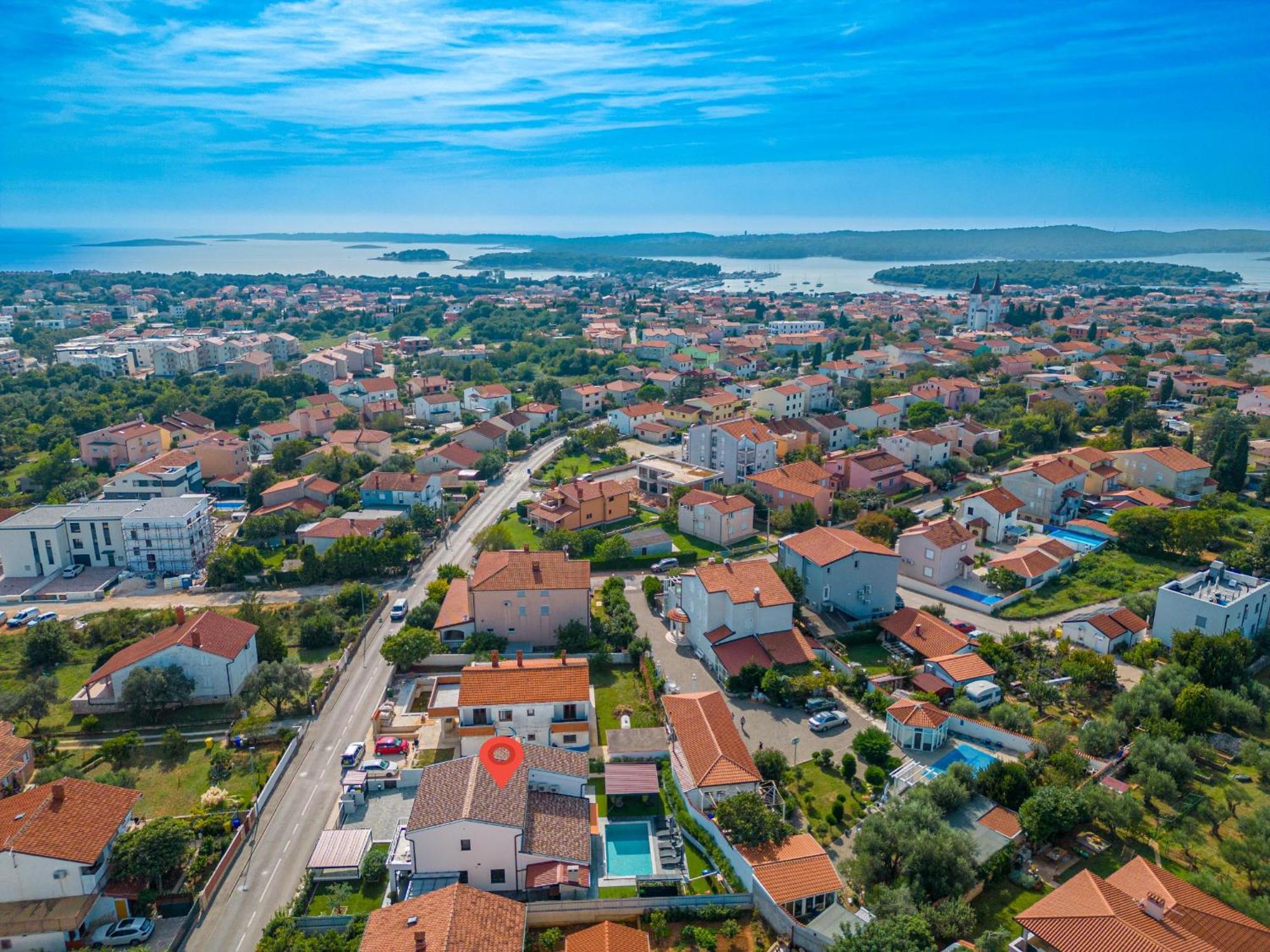 Villa Paradise Медулин Экстерьер фото