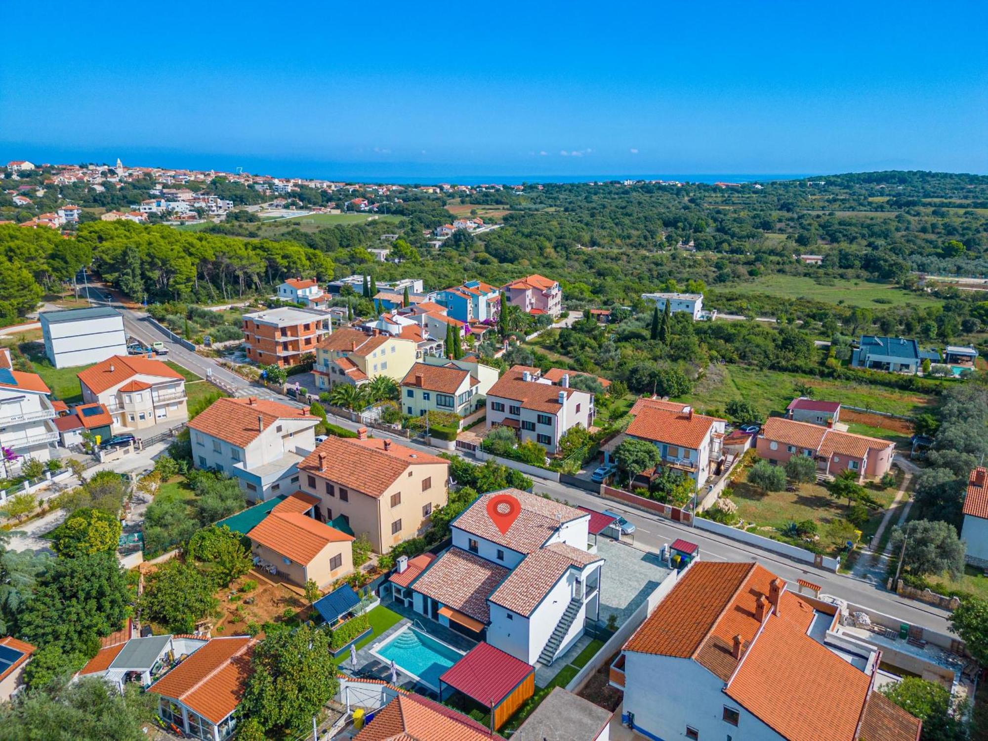 Villa Paradise Медулин Экстерьер фото