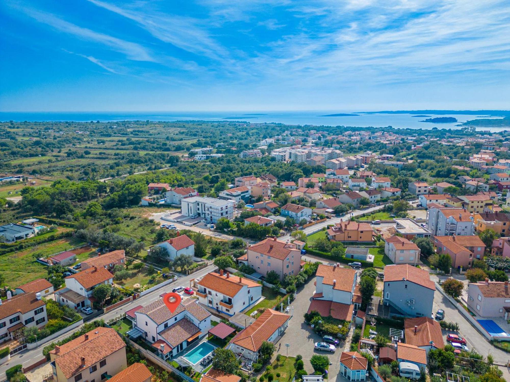Villa Paradise Медулин Экстерьер фото
